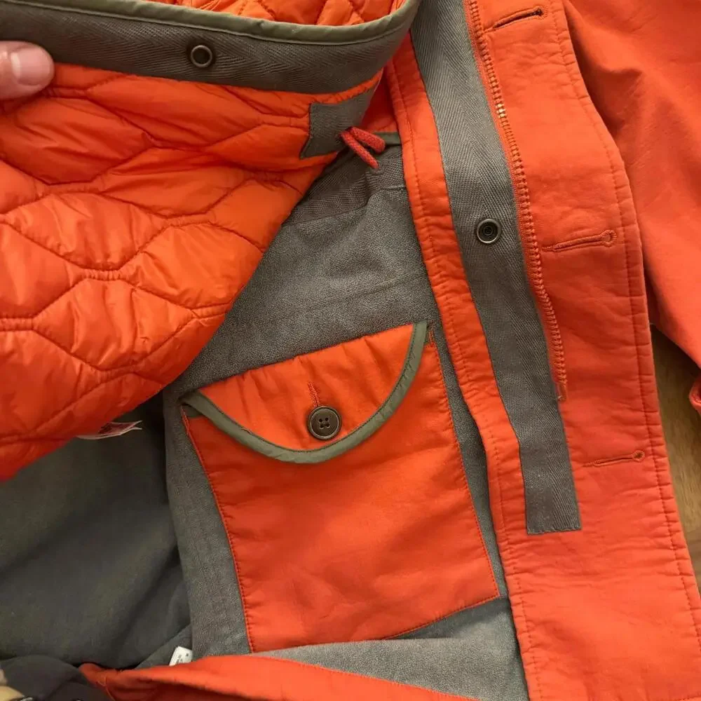 GQ Todd Snyder x Gap Orange Pulp Cadet Parka Small - Picture 5 of 8